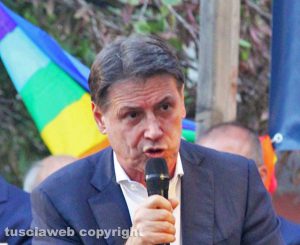 Giuseppe Conte a Civitavecchia