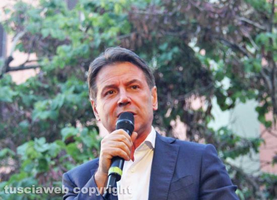 Giuseppe Conte a Civitavecchia