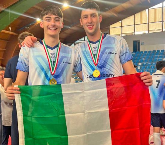 San Giustino - Pallavolo - Under 19 - Due laziali: il viterbese Umberto Caporossi e e il romano Flavio Morazzini