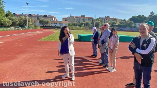 Viterbo - La sindaca Chiara Frontini all’inaugurazione del festival del volontariato