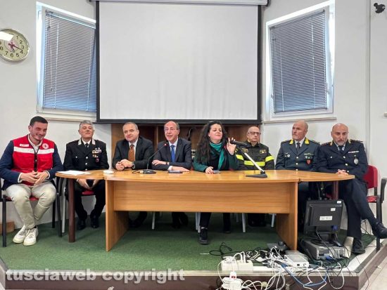 Da sinistra: Marco Sbocchia, Massimo Friano, Fausto Vinci, Gennaro Capo, Chiara Frontini, Rocco Mastroianni, Luigi Falce e Mauro Vinciotti