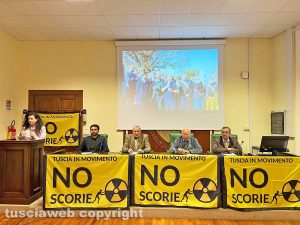 Da sinistra, Chiara Frontini, Gabriele Antoniella, Carlo Falsetti, Famiano Crucianelli e Leonardo Varvaro