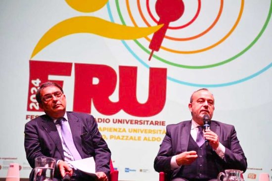 Roma - Antonello Aurigemma all'inaugurazione del festival delle radio universitarie