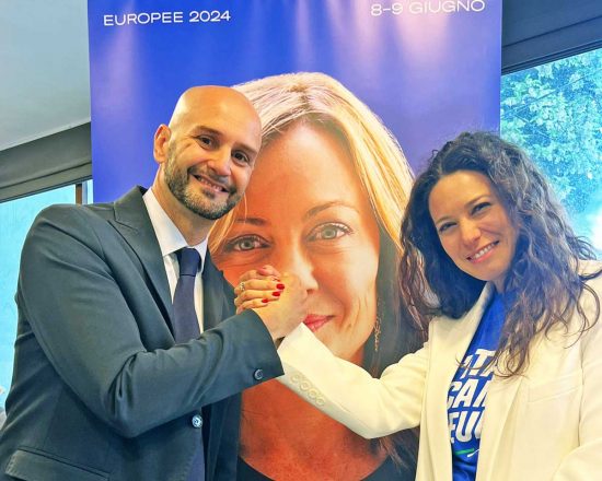 Nicola Procaccini e Antonella Sberna Nicola Procaccini e Antonella Sberna 