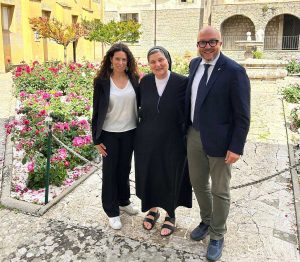 Antonella Sberna, suor Francesca e Mauro Rotelli