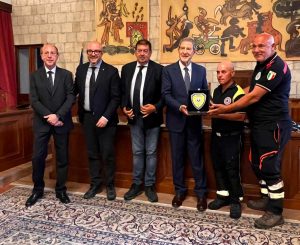 Il ministro Musumeci a Tarquinia
