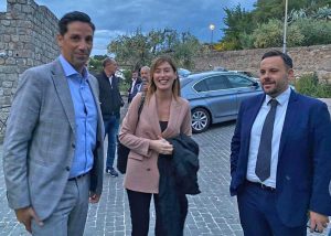 Felice Casini, Elena Boschi ed Emanuele Trevi