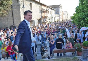 Giuseppe Conte a Tarquinia