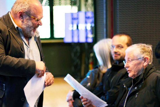Il vescovo Piazza in visita alla Casa delle Arti dell'associazione Juppiter