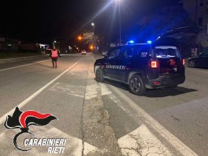 Rieti - Intervento carabinieri