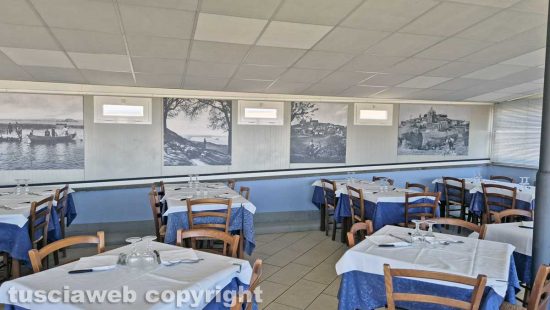 Montefiascone - Il ristorante-pizzeria "Al Miralago"
