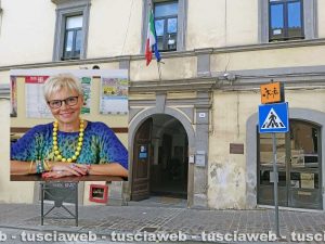Ronciglione - L'istituto superiore 'A. Meucci' - Nel riquadro la dirigente scolastica Laura Pace Bonelli