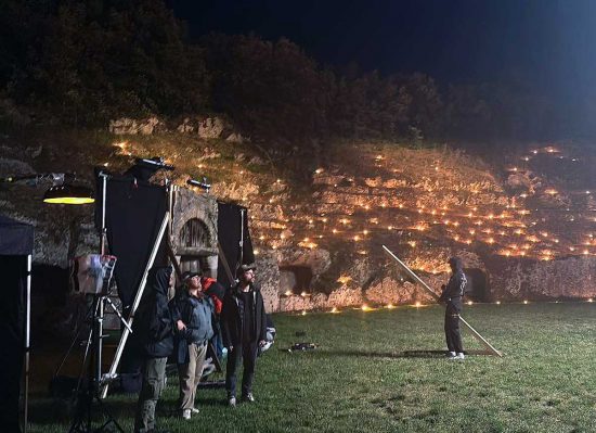 Sutri - Le riprese cinematografiche del film "La morte ci divide"