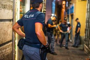Polizia in centro