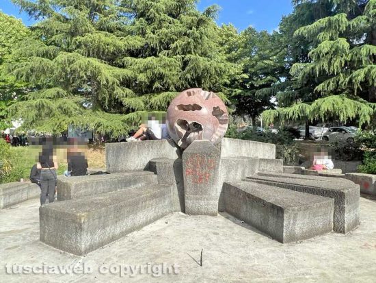 Viterbo - La fontana di Claudio Capotondi