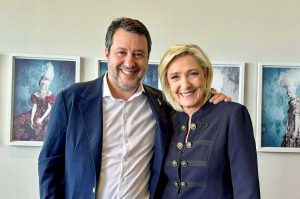 Matteo Salvini e Marine Le Pen