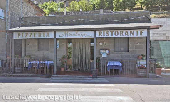 Montefiascone - Il ristorante-pizzeria "Al Miralago"