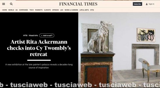 Bassano in Teverina sul Financial Times 