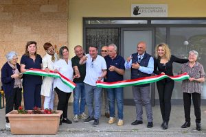 Caprarola - L'inaugurazione della nuova sede del centro anziani