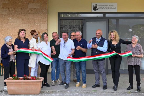 Caprarola - L'inaugurazione della nuova sede del centro anziani