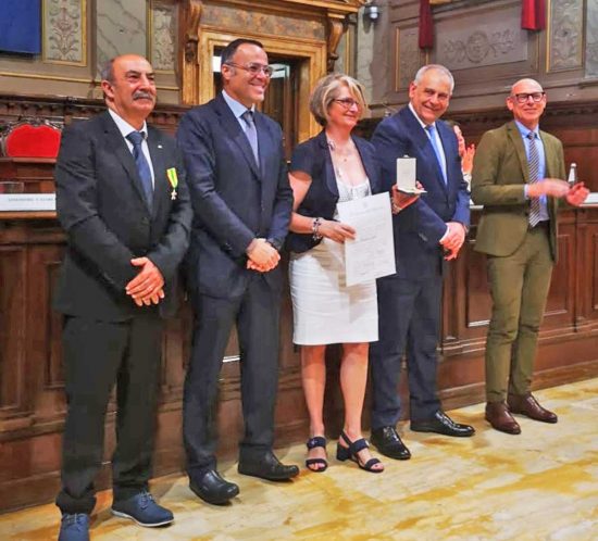 Roma - Tre nuovi maestri del lavoro a Viterbo - Onorificenza Elisabetta Gatti