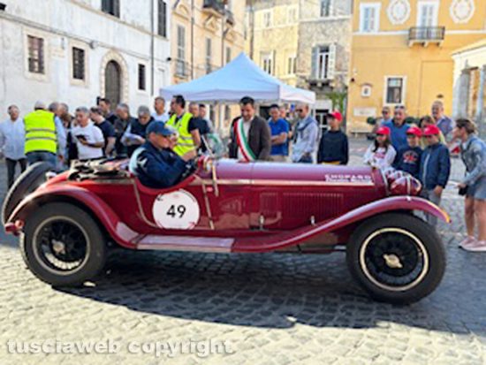 Civita Castellana - Il passaggio delle Mille Miglia