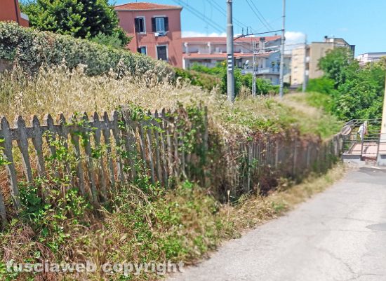 Civita Castellana - Via della Pace in abbandono 