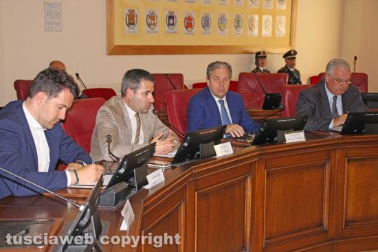 Viterbo - Consiglio provinciale - Profili, Giampieri, Nicolai e Ciarlanti