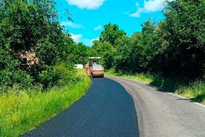 I lavori di riasfaltatura della strada provinciale di Gradoli
