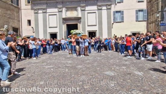Bassano Romano - Funerali di Giorgio Calcagni
