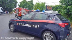 Civita Castellana - Scontro auto-camion