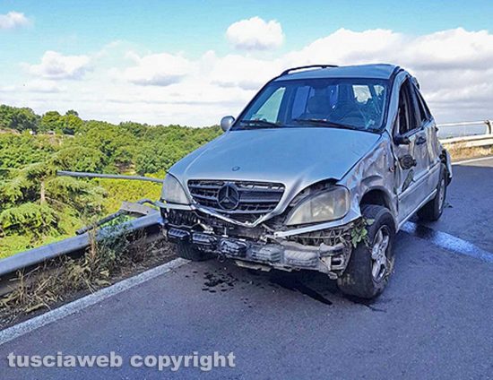Vetralla - Incidente sull’Aurelia bis