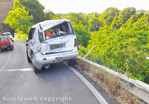 Vetralla - Incidente sull’Aurelia bis