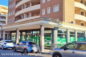 Viterbo - Lavori alla farmacia comunale al Riello