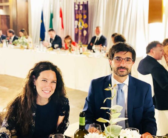 Viterbo - Lions club, passaggio di consegne con il nuovo presidente Paolo Cannone - Antonella Sberna e Daniele Sabatini