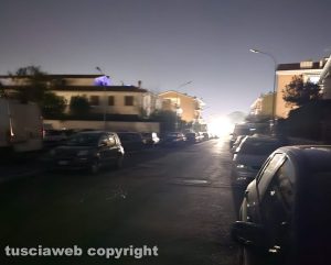 Viterbo - Via Santa Giacinta Marescotti al buio