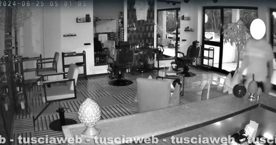 Viterbo - Furto allo Shape Salon in via Garbini