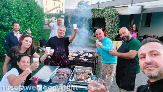 Una cena sociale al centro sportivo Sacro Cuore di Viterbo