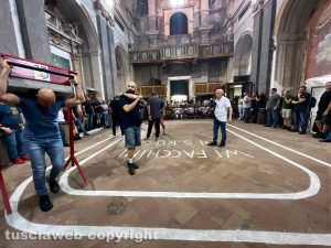 Viterbo - Prove di portata della macchina di Santa Rosa 2024