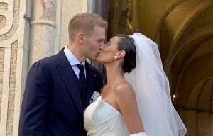 L'ex miss Italia Alice Sabatini si è sposata con il cestista Gabriele Benetti