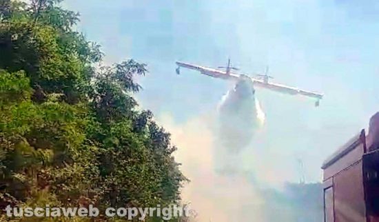Un canadair in azione