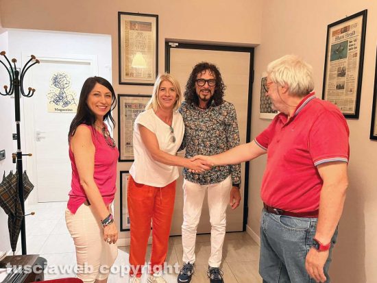 Viterbo - Alessandra Maiorino, Carolina Morace, Massimo Erbetti e Carlo Galeotti 