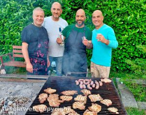 Una cena sociale al centro sportivo Sacro Cuore di Viterbo