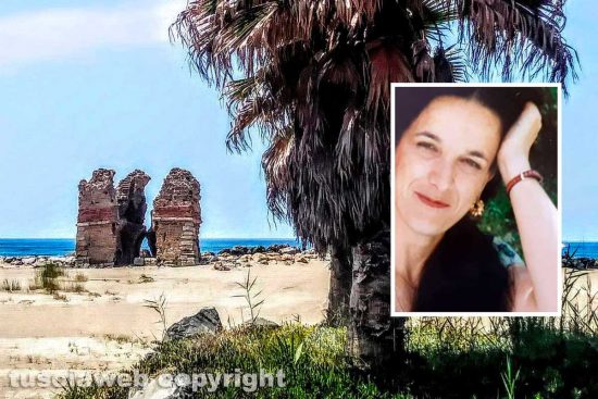 Ladispoli - La riserva naturale di Torre Flavia - Nel riquadro Maria Cesarea Petracca