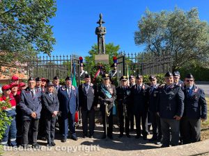 Viterbo - Deposizione della corona al monumento dei carabinieri all’Ellera