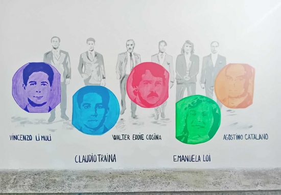Civitavecchia - I murales al tribunale