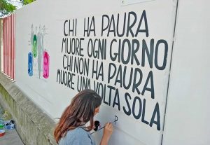 Civitavecchia - I murales al tribunale