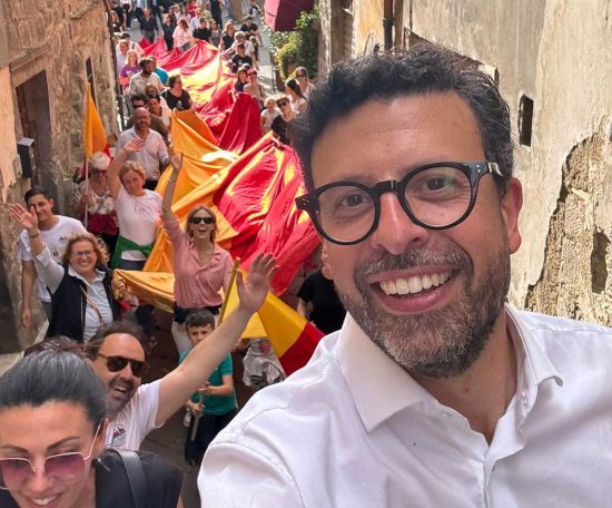 Bolsena - Andrea Di Sorte festeggia la vittoria