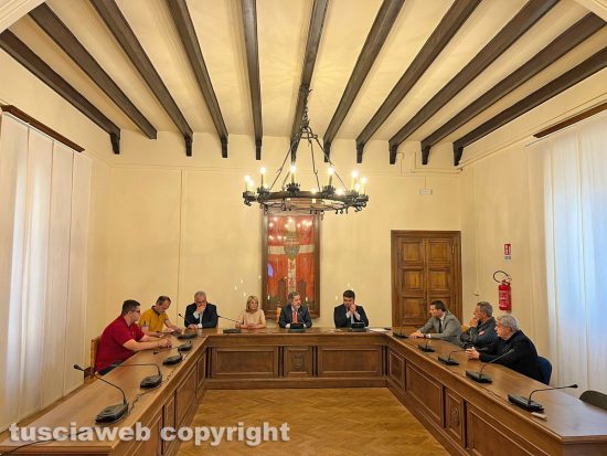 Viterbo - Incontro Forza Italia a palazzo Gentili