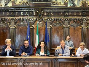 Danilo Pasquini, Giorgio Saraconi, Chiara Frontini, Emanuele Aronne e Maria Rita De Alexandris